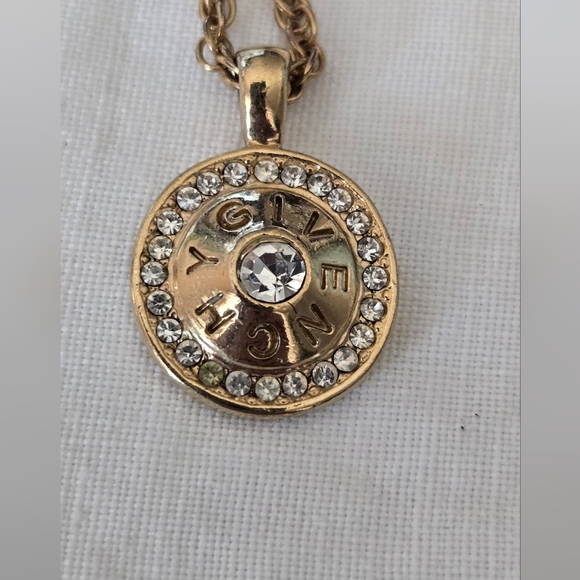 Vtg Givenchy Gold Tone Necklace - Picture 8 of 9